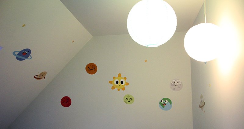 Stickers système solaire