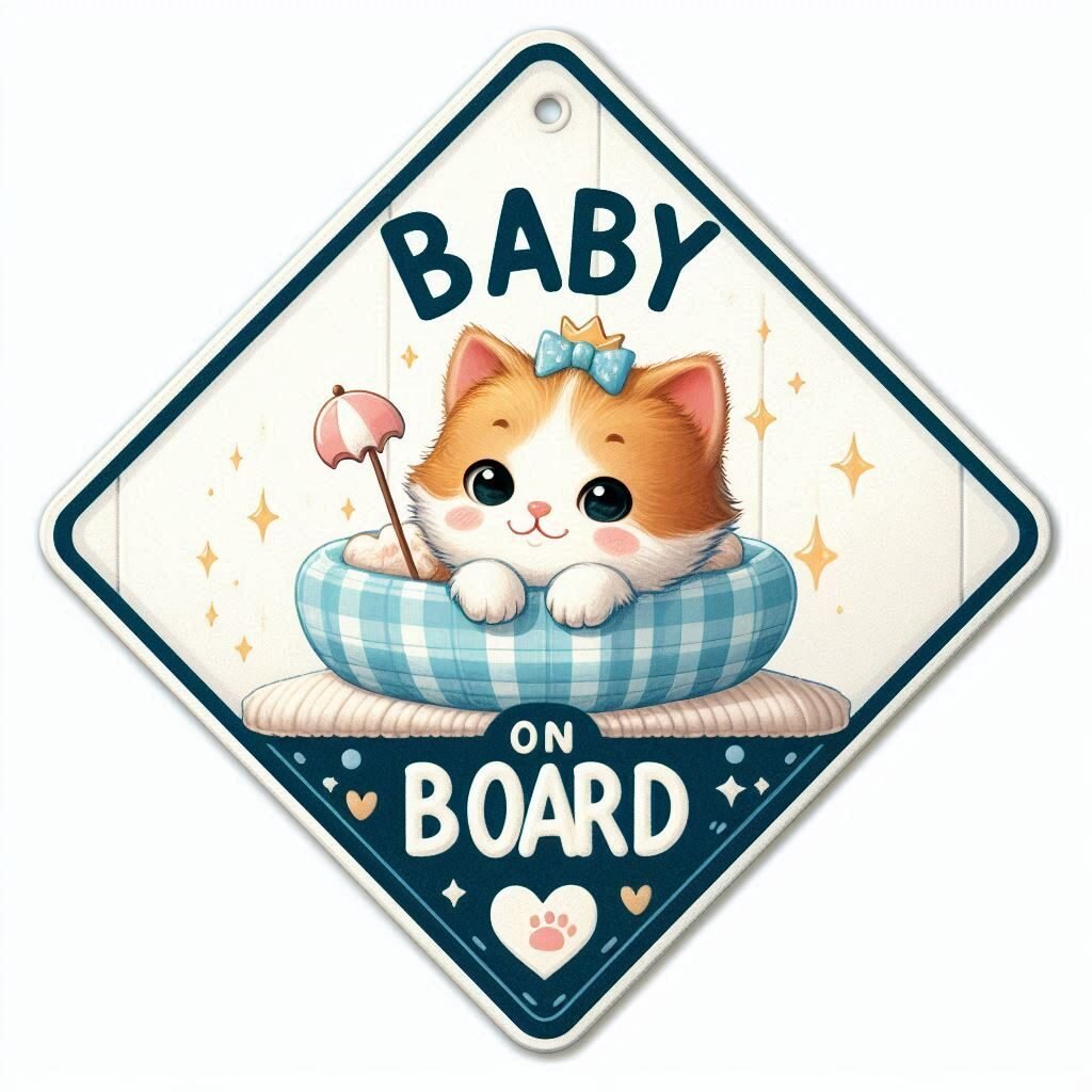 baby on board cat