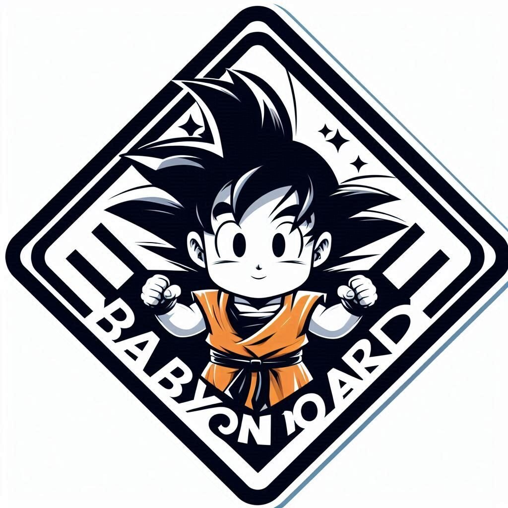 baby on board dragon ball