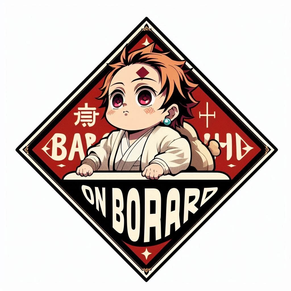 baby on board demon slayer