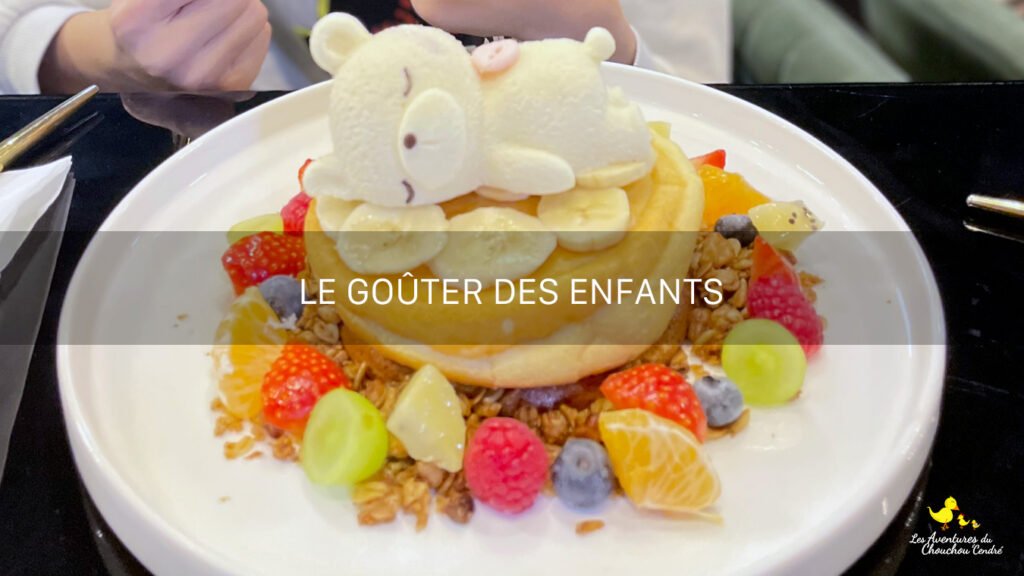 Le goûter des enfants