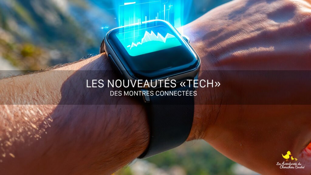 Les nouveautés « tech » des montres connectées